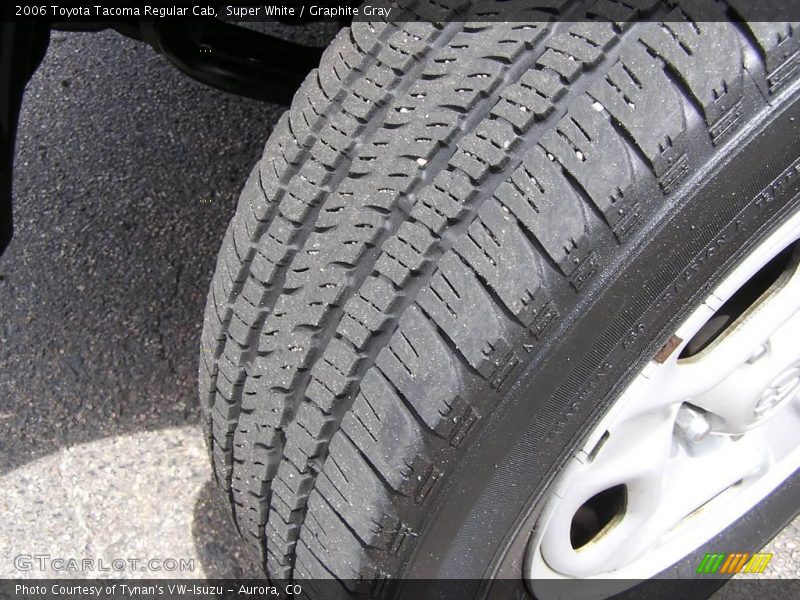 Super White / Graphite Gray 2006 Toyota Tacoma Regular Cab