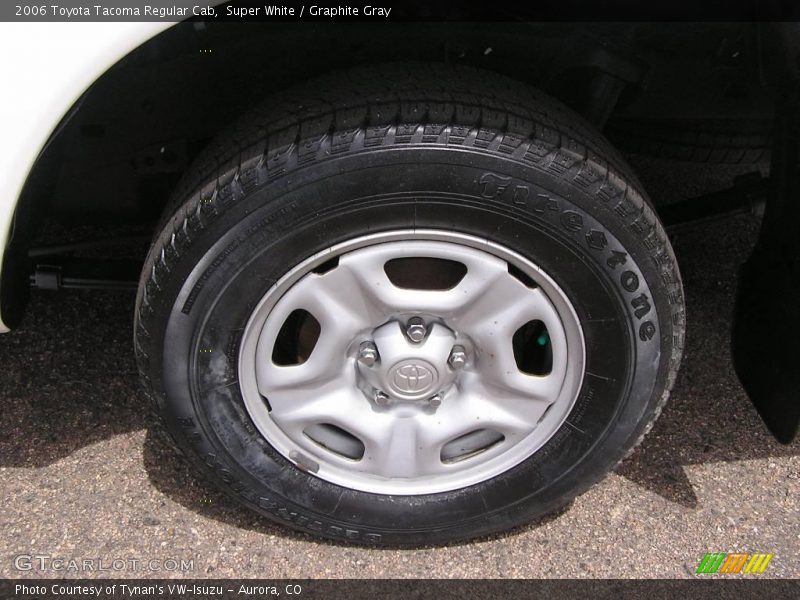 Super White / Graphite Gray 2006 Toyota Tacoma Regular Cab