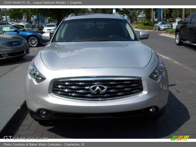 Liquid Platinum Metallic / Graphite 2009 Infiniti FX 35