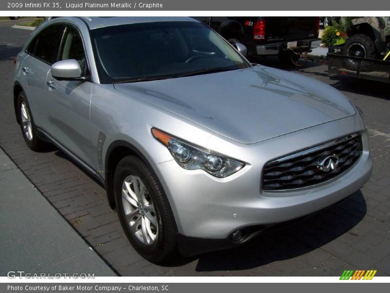 Liquid Platinum Metallic / Graphite 2009 Infiniti FX 35