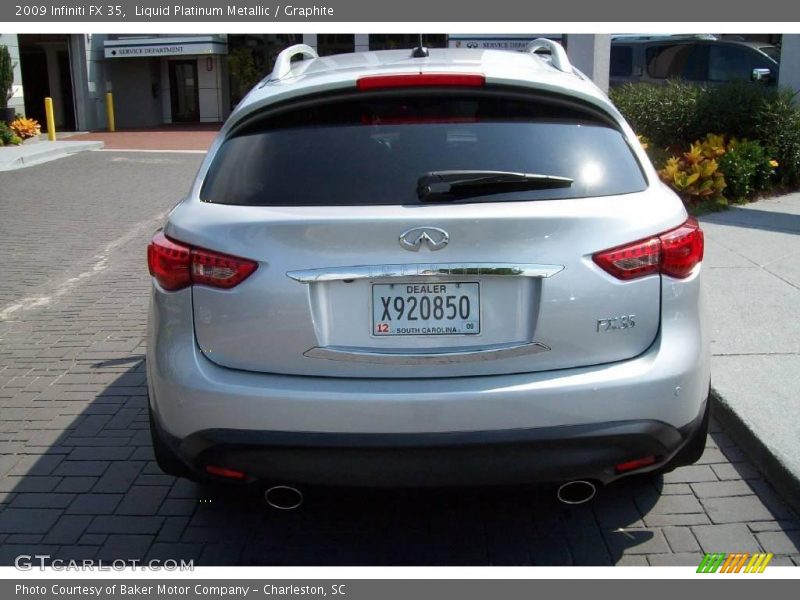 Liquid Platinum Metallic / Graphite 2009 Infiniti FX 35