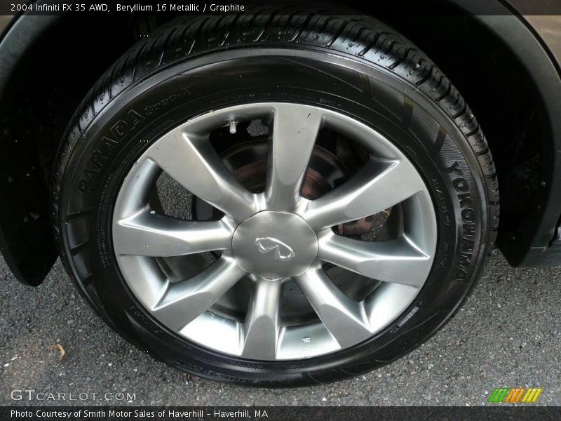 Beryllium 16 Metallic / Graphite 2004 Infiniti FX 35 AWD