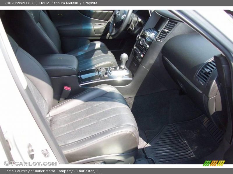 Liquid Platinum Metallic / Graphite 2009 Infiniti FX 35
