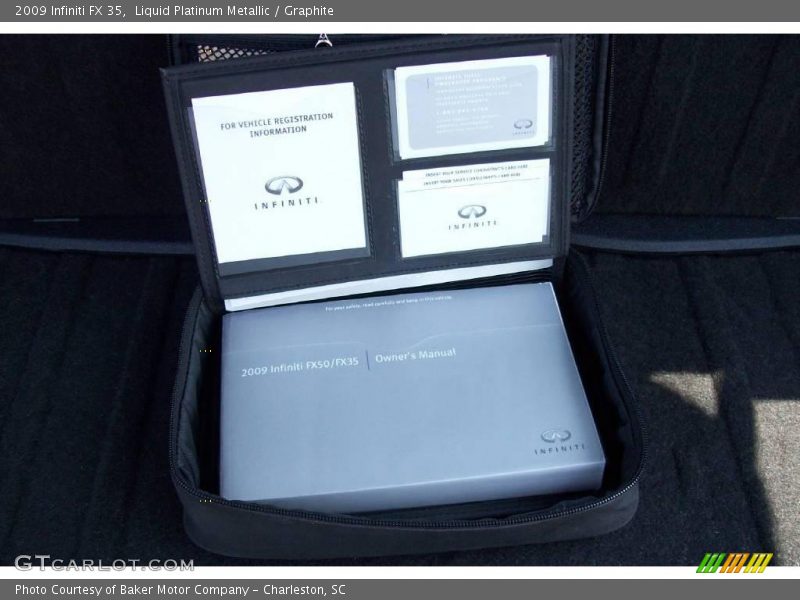 Liquid Platinum Metallic / Graphite 2009 Infiniti FX 35