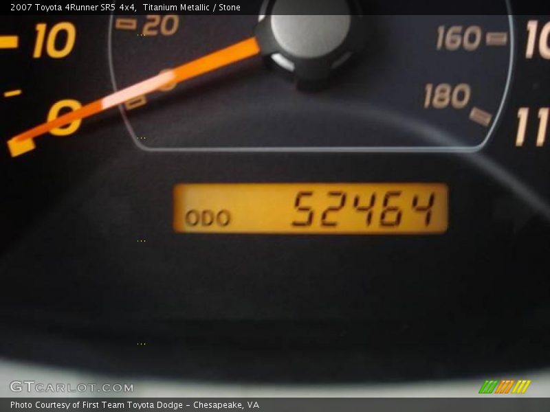 Titanium Metallic / Stone 2007 Toyota 4Runner SR5 4x4