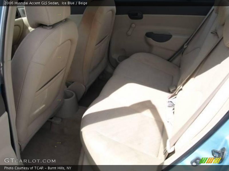Ice Blue / Beige 2006 Hyundai Accent GLS Sedan