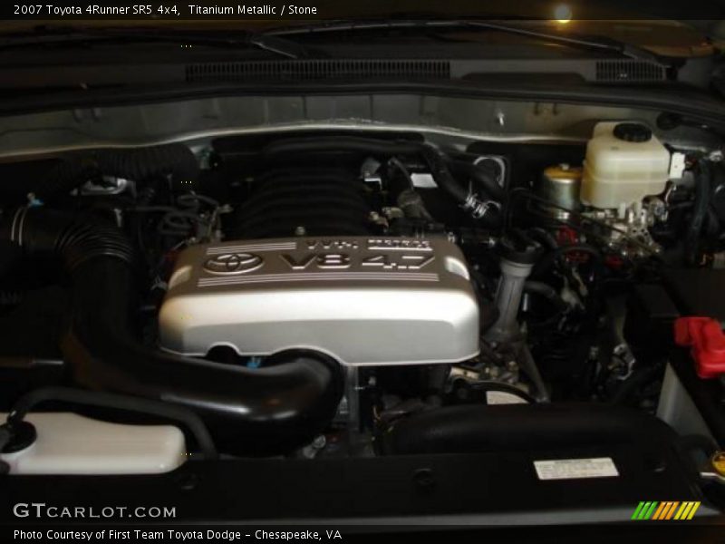 Titanium Metallic / Stone 2007 Toyota 4Runner SR5 4x4