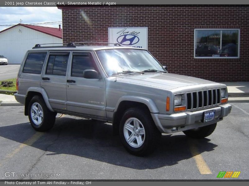 Silverstone Metallic / Agate 2001 Jeep Cherokee Classic 4x4