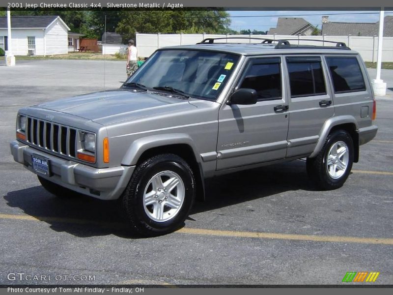 Silverstone Metallic / Agate 2001 Jeep Cherokee Classic 4x4