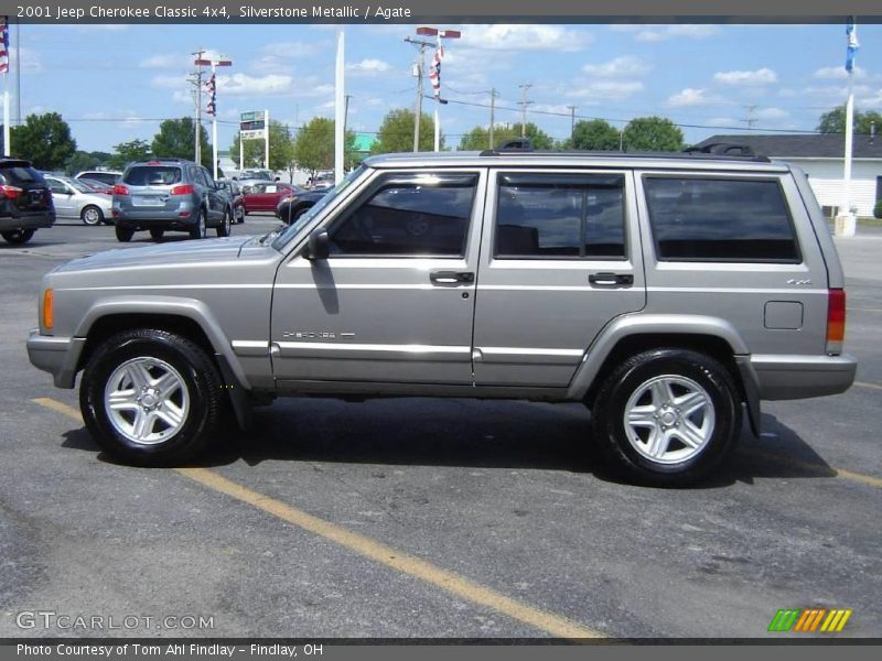 Silverstone Metallic / Agate 2001 Jeep Cherokee Classic 4x4