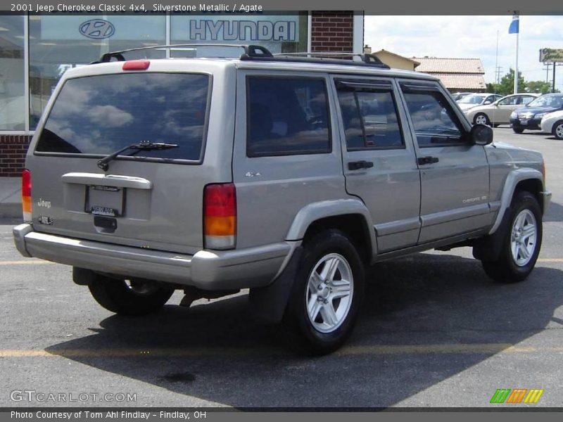 Silverstone Metallic / Agate 2001 Jeep Cherokee Classic 4x4