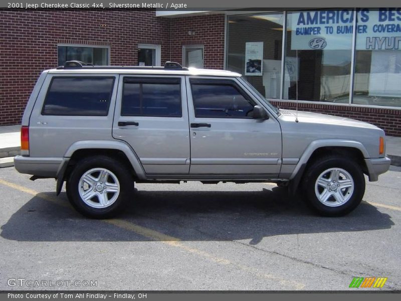 Silverstone Metallic / Agate 2001 Jeep Cherokee Classic 4x4