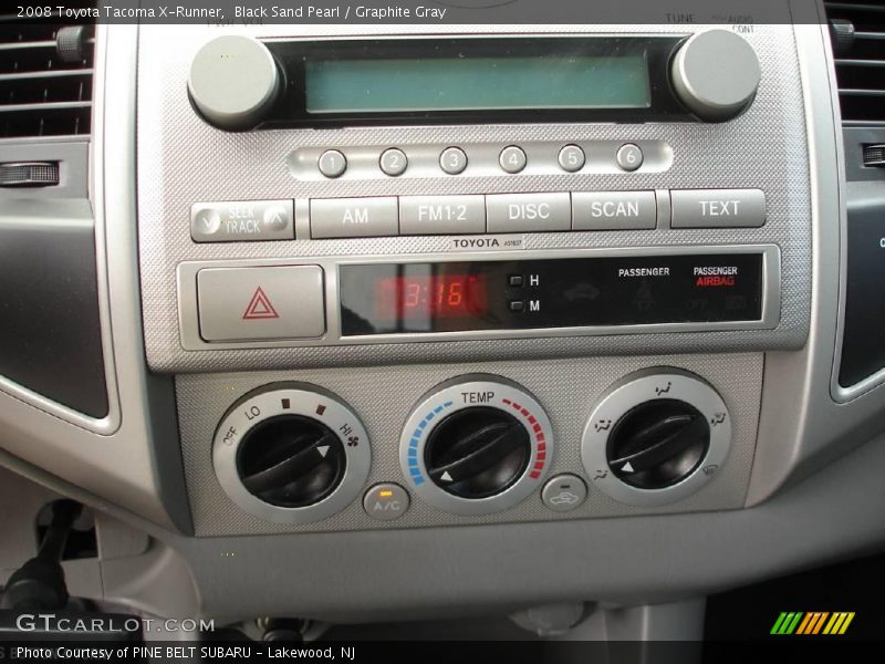 Black Sand Pearl / Graphite Gray 2008 Toyota Tacoma X-Runner