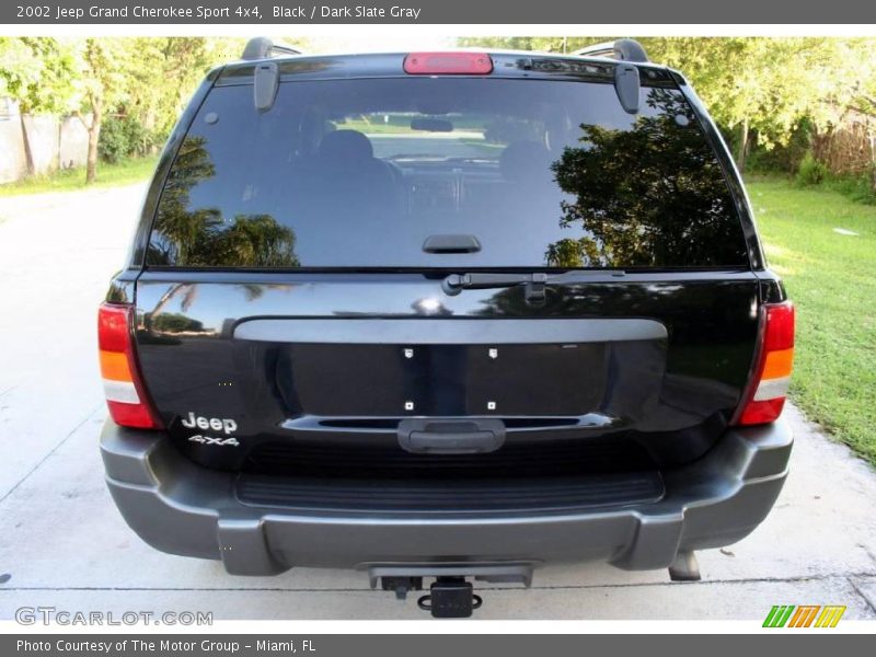 Black / Dark Slate Gray 2002 Jeep Grand Cherokee Sport 4x4