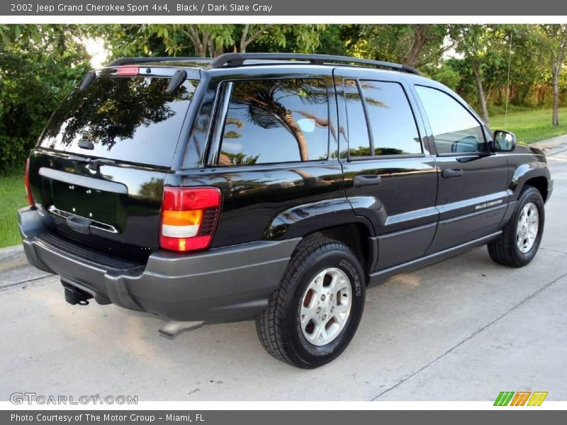 Black / Dark Slate Gray 2002 Jeep Grand Cherokee Sport 4x4