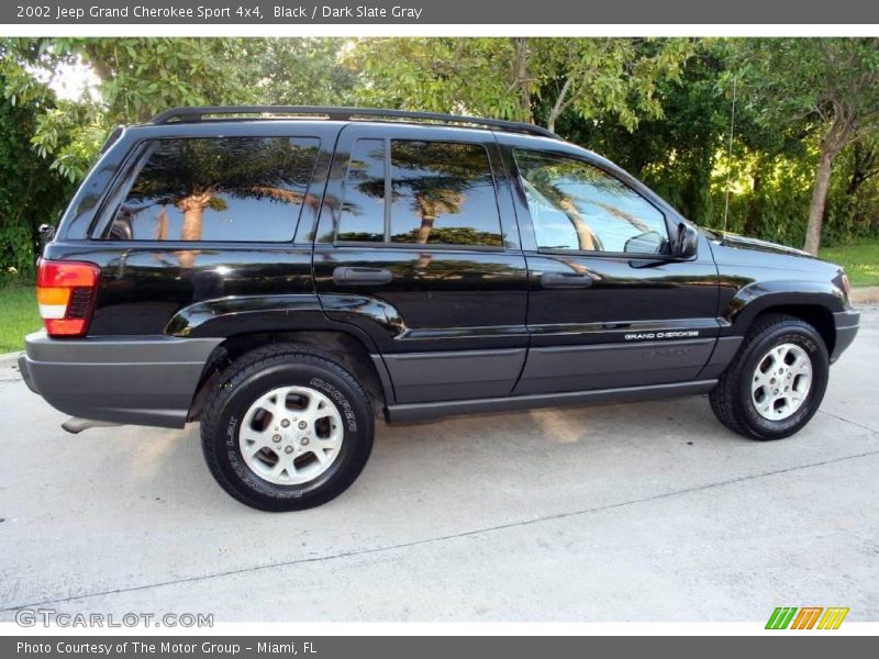 Black / Dark Slate Gray 2002 Jeep Grand Cherokee Sport 4x4