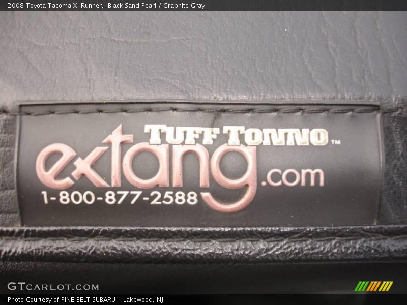 Black Sand Pearl / Graphite Gray 2008 Toyota Tacoma X-Runner