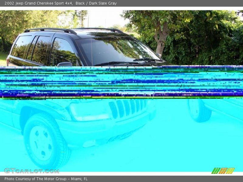 Black / Dark Slate Gray 2002 Jeep Grand Cherokee Sport 4x4