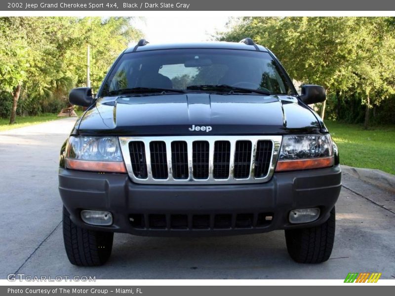 Black / Dark Slate Gray 2002 Jeep Grand Cherokee Sport 4x4