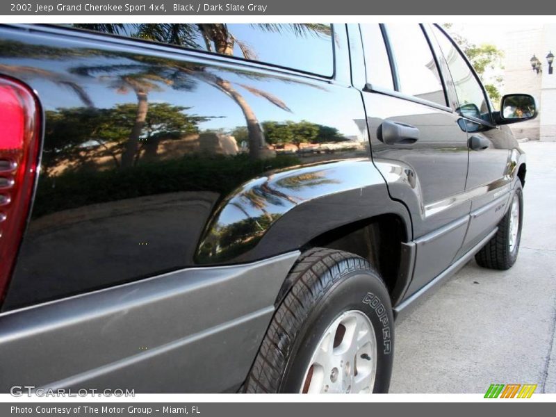 Black / Dark Slate Gray 2002 Jeep Grand Cherokee Sport 4x4