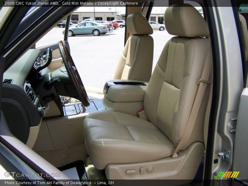 Gold Mist Metallic / Cocoa/Light Cashmere 2008 GMC Yukon Denali AWD