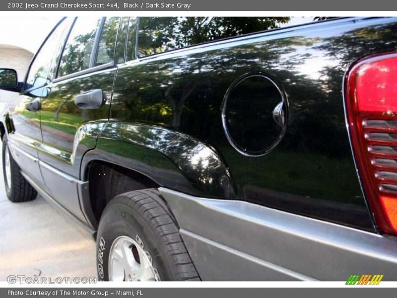 Black / Dark Slate Gray 2002 Jeep Grand Cherokee Sport 4x4