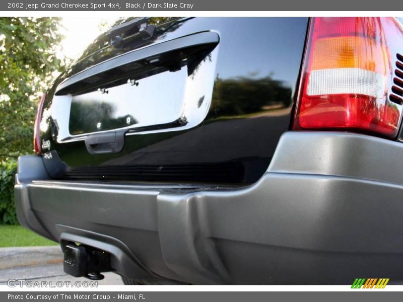 Black / Dark Slate Gray 2002 Jeep Grand Cherokee Sport 4x4