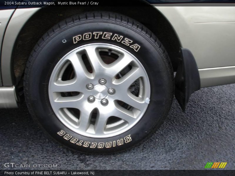 Mystic Blue Pearl / Gray 2004 Subaru Outback Wagon
