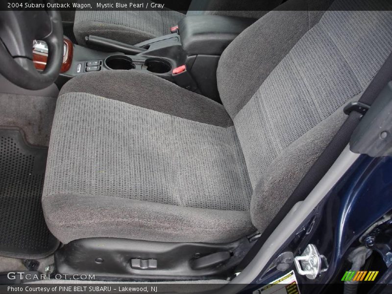 Mystic Blue Pearl / Gray 2004 Subaru Outback Wagon
