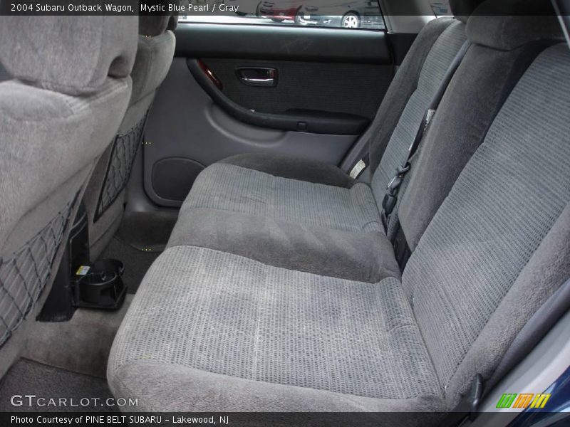 Mystic Blue Pearl / Gray 2004 Subaru Outback Wagon