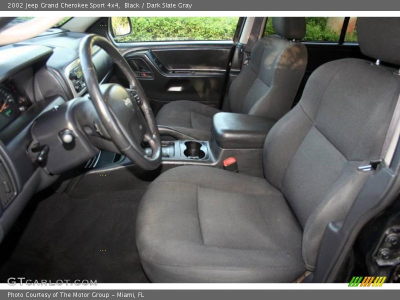 Black / Dark Slate Gray 2002 Jeep Grand Cherokee Sport 4x4