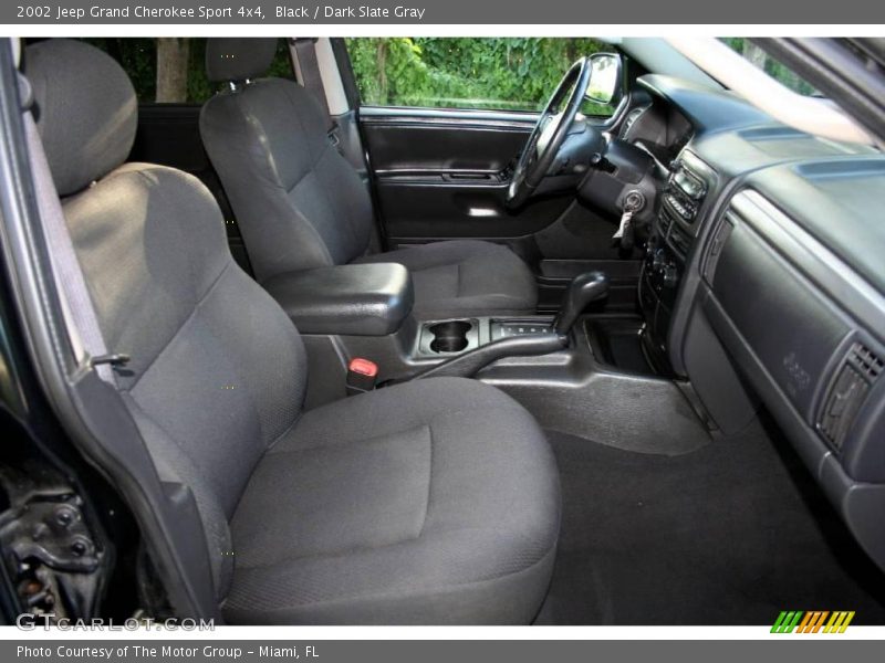 Black / Dark Slate Gray 2002 Jeep Grand Cherokee Sport 4x4
