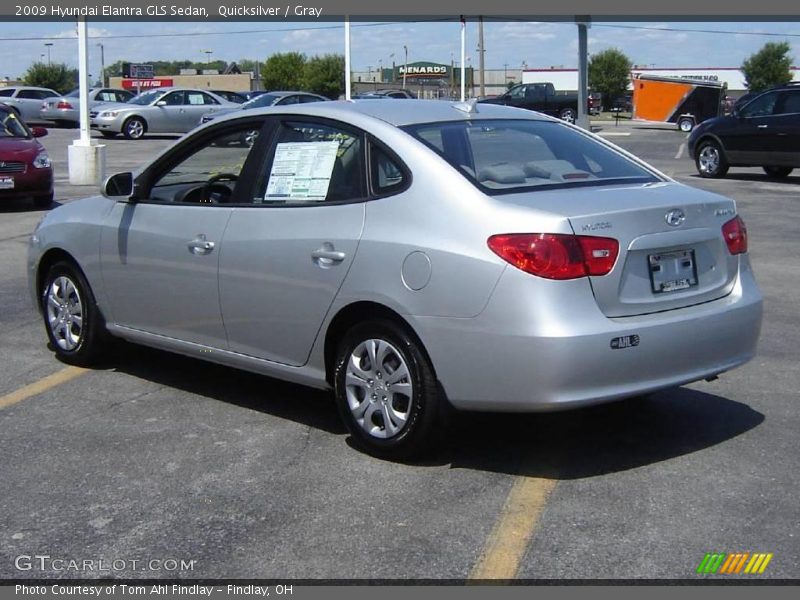 Quicksilver / Gray 2009 Hyundai Elantra GLS Sedan