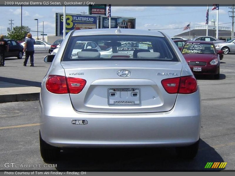 Quicksilver / Gray 2009 Hyundai Elantra GLS Sedan