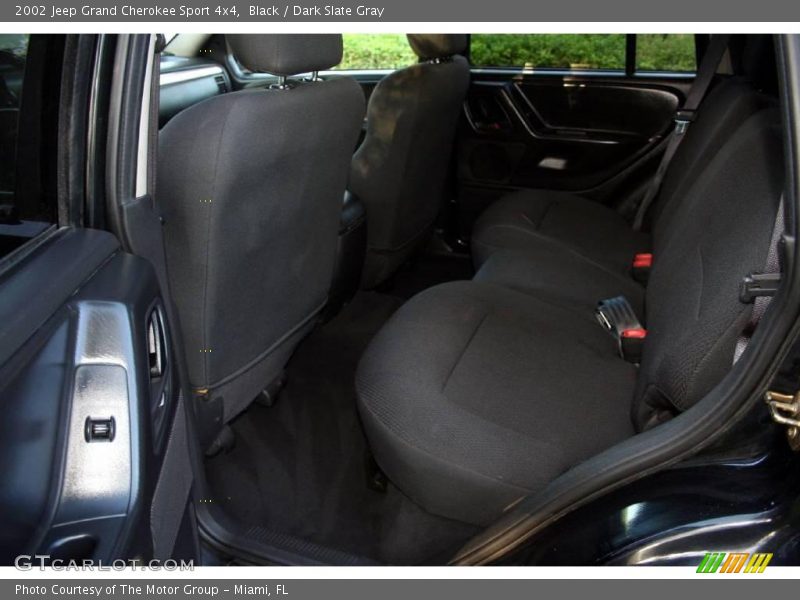 Black / Dark Slate Gray 2002 Jeep Grand Cherokee Sport 4x4