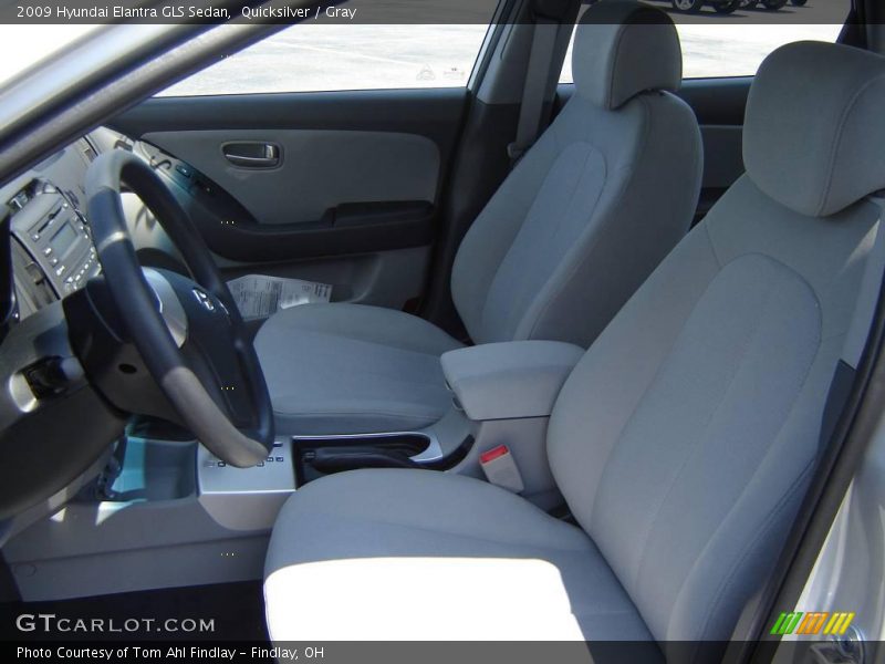 Quicksilver / Gray 2009 Hyundai Elantra GLS Sedan