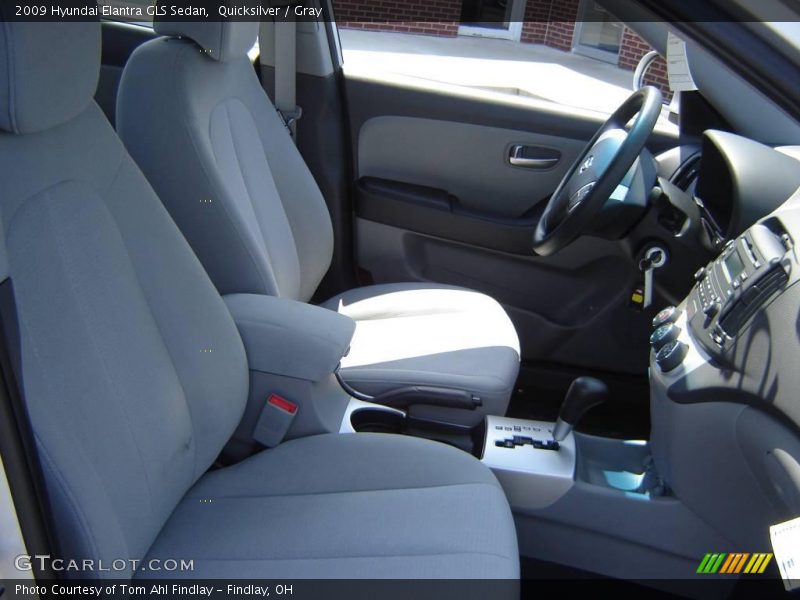 Quicksilver / Gray 2009 Hyundai Elantra GLS Sedan