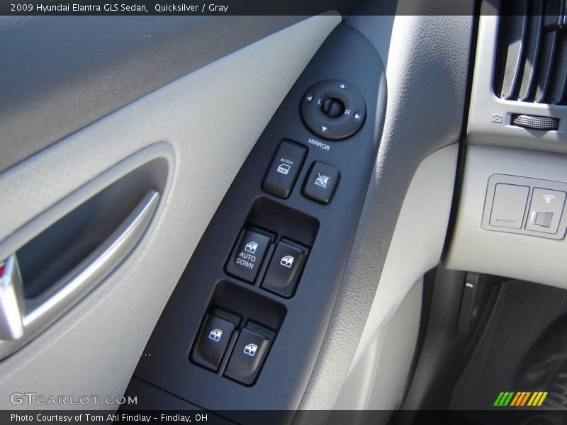 Quicksilver / Gray 2009 Hyundai Elantra GLS Sedan