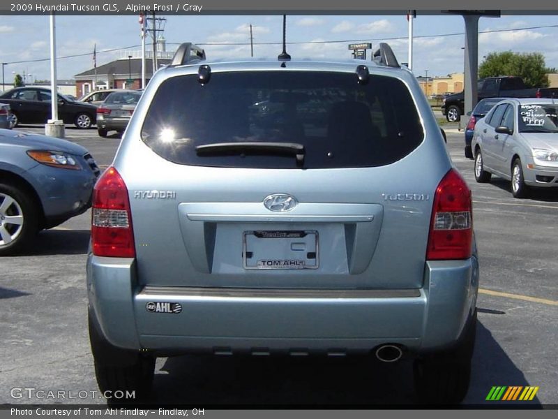 Alpine Frost / Gray 2009 Hyundai Tucson GLS