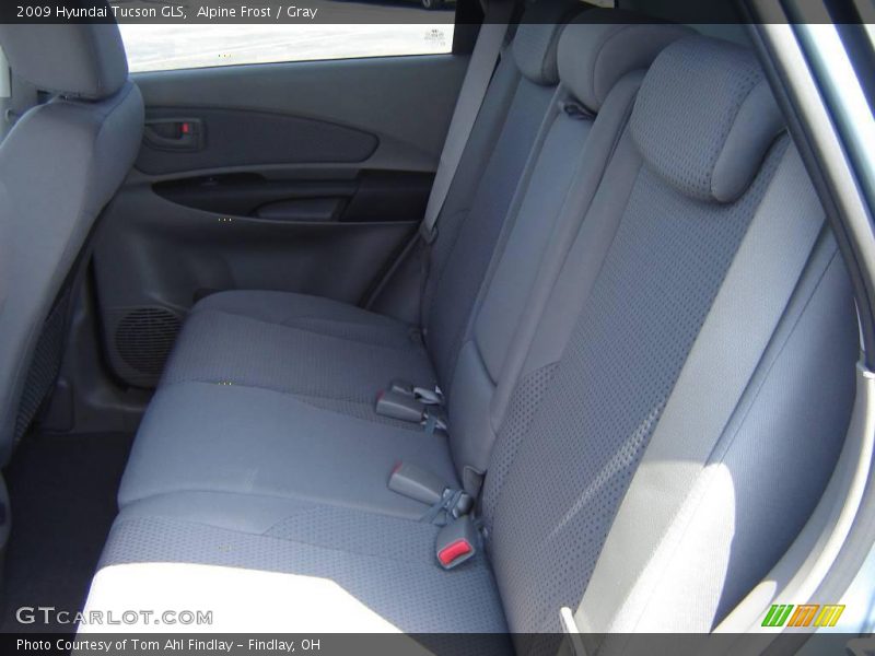 Alpine Frost / Gray 2009 Hyundai Tucson GLS