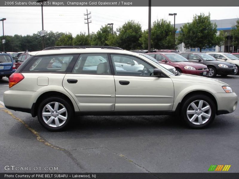 Champagne Gold Opalescent / Taupe 2006 Subaru Outback 2.5i Wagon