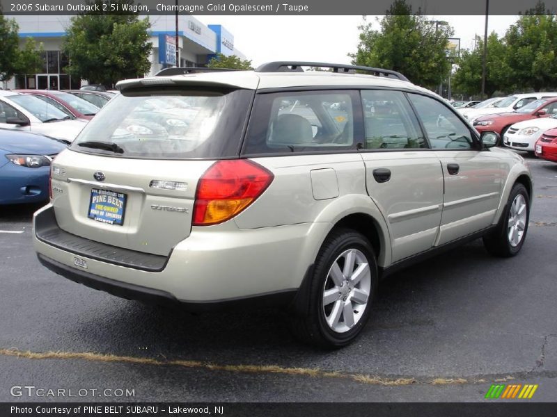 Champagne Gold Opalescent / Taupe 2006 Subaru Outback 2.5i Wagon