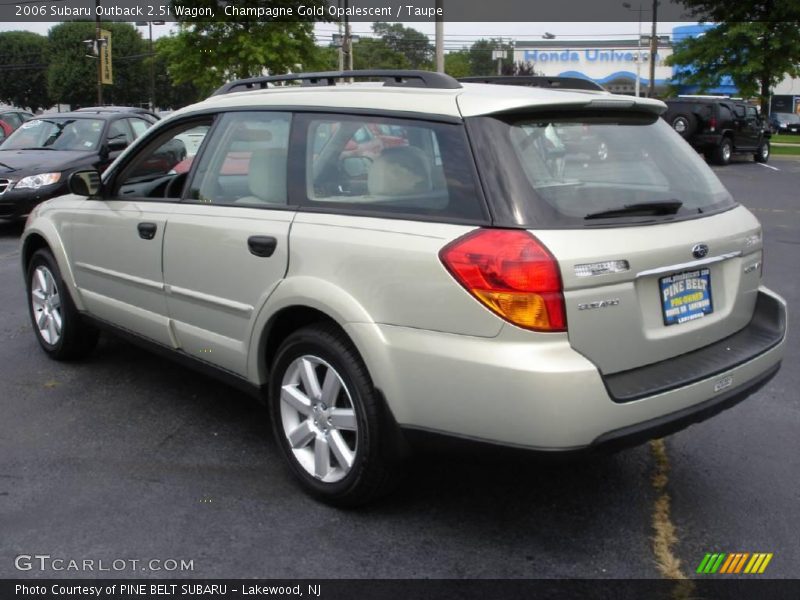 Champagne Gold Opalescent / Taupe 2006 Subaru Outback 2.5i Wagon