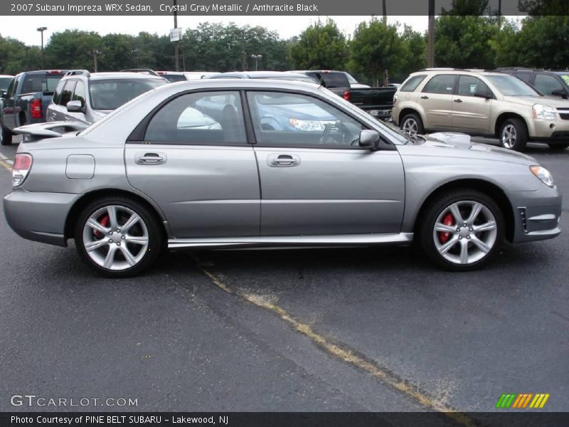 Crystal Gray Metallic / Anthracite Black 2007 Subaru Impreza WRX Sedan