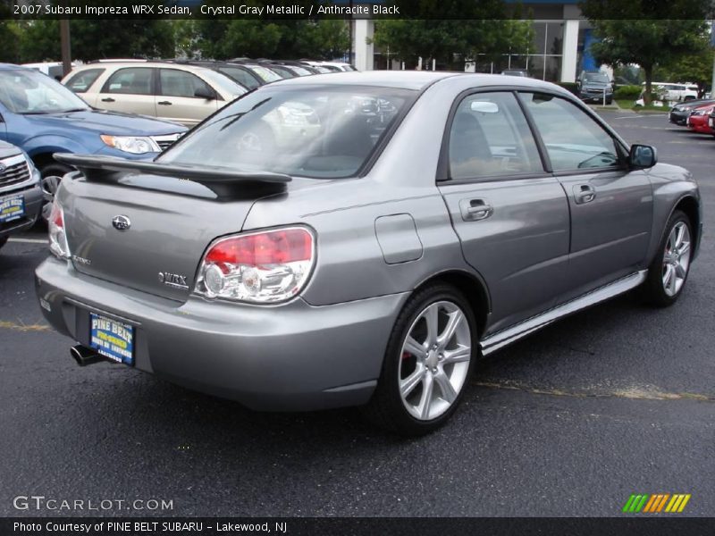 Crystal Gray Metallic / Anthracite Black 2007 Subaru Impreza WRX Sedan