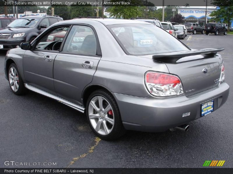 Crystal Gray Metallic / Anthracite Black 2007 Subaru Impreza WRX Sedan
