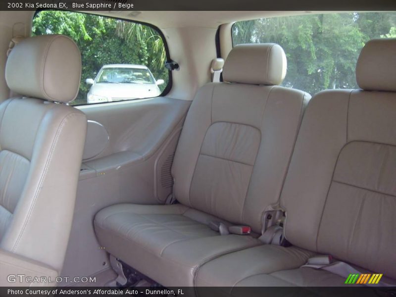 Blue Sapphire / Beige 2002 Kia Sedona EX