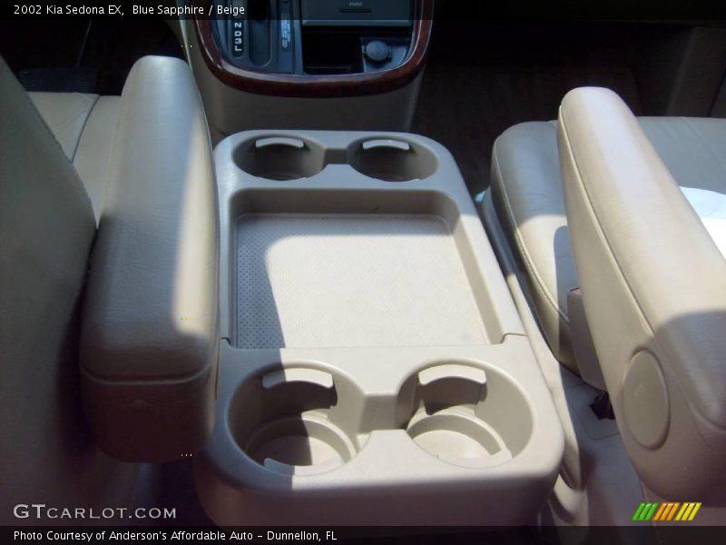 Blue Sapphire / Beige 2002 Kia Sedona EX