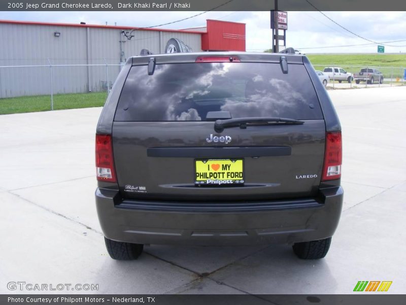 Dark Khaki Pearl / Khaki 2005 Jeep Grand Cherokee Laredo