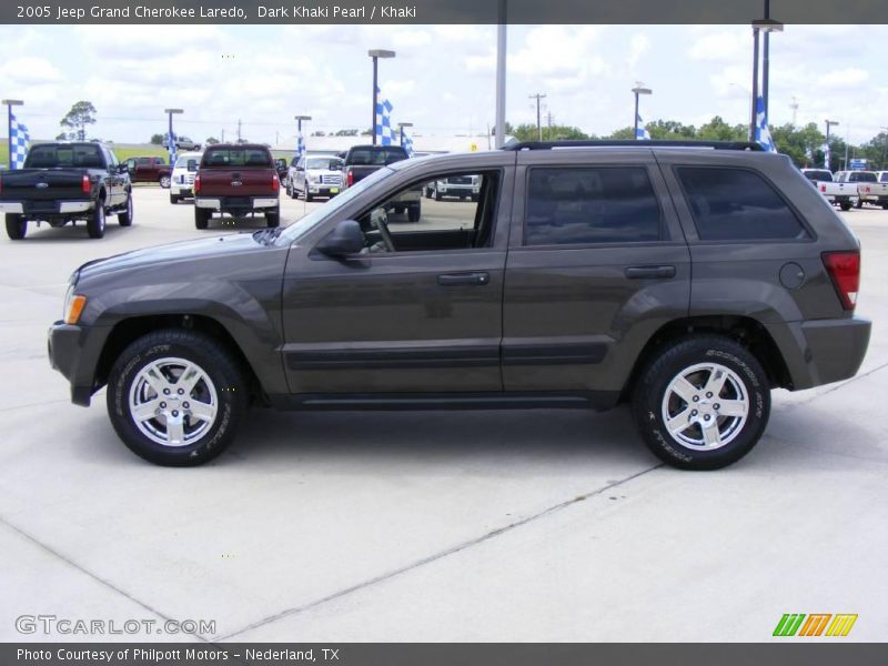 Dark Khaki Pearl / Khaki 2005 Jeep Grand Cherokee Laredo